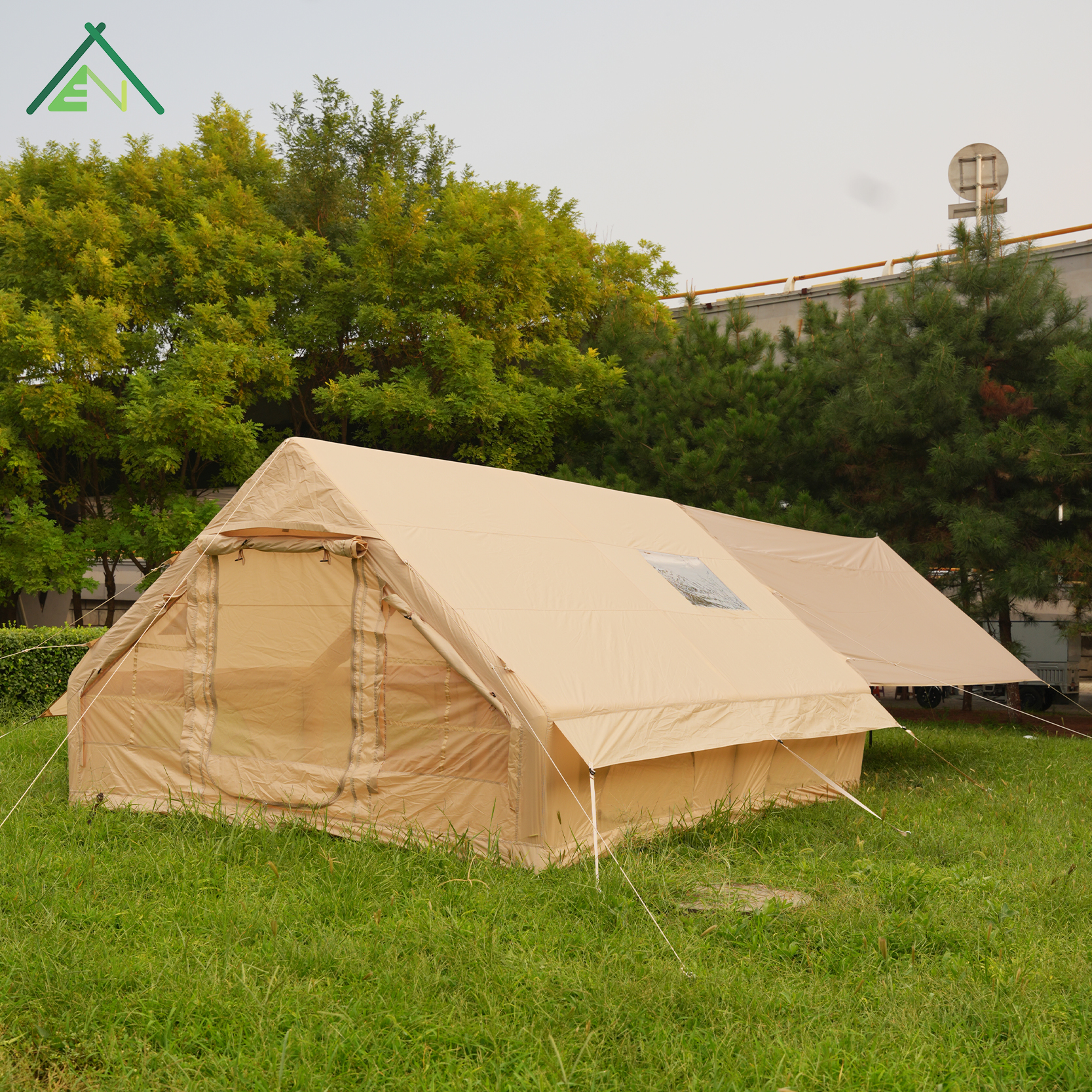 AT-12 Pro-53L Classic Inflatable Tent with Extended Canopy 3 x 8 m