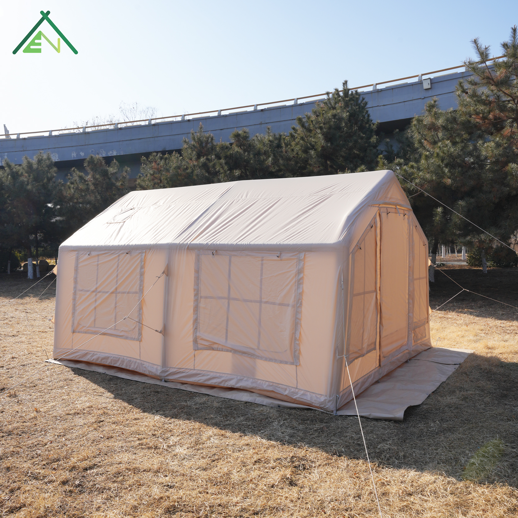 AT-12 High-Side Inflatable Cabin Tent 3 x 4 m for Family Camping