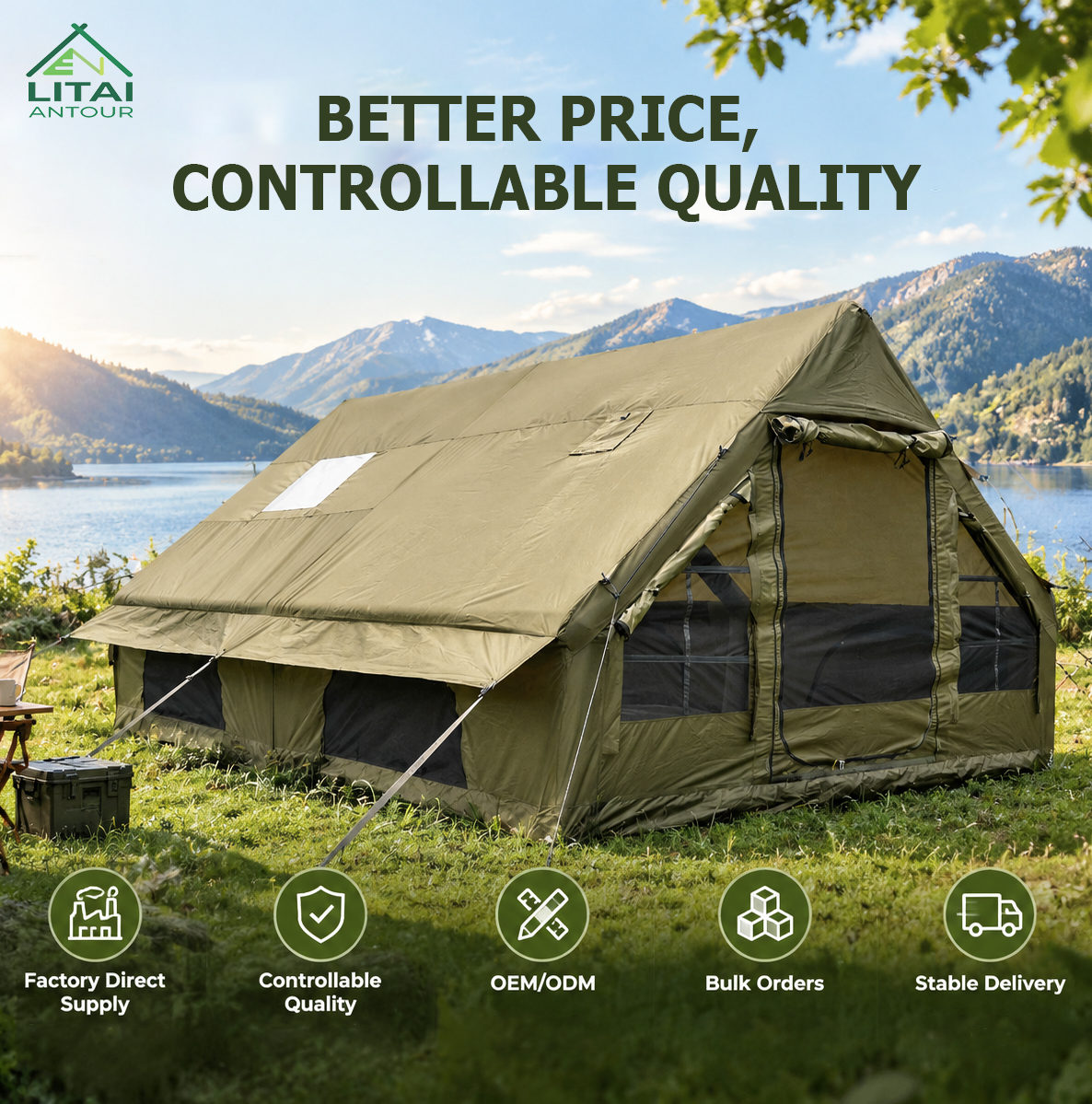 Factory direct inflatable tents for B2B wholesale and OEM bulk orders