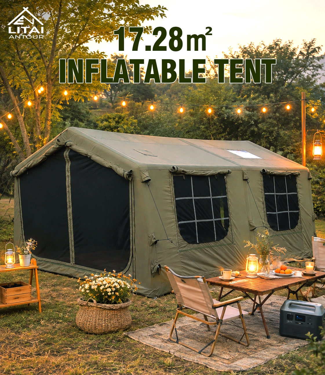 OEM/ODM <a href=https://www.cntjtent.com/Inflatable-tent.html target='_blank'>inflatable tent</a> specification sheet